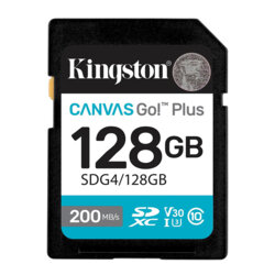 Card memorie 128GB Kingston Canvas Go Plus, SDG4/128GB
