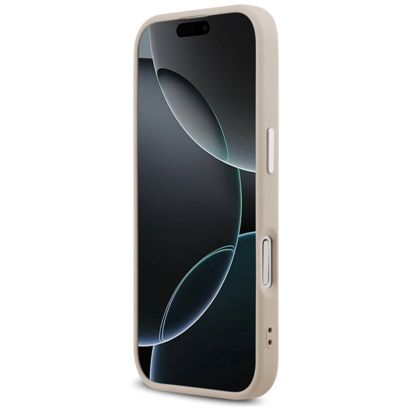 Husa originala Guess iPhone 17 Hardcase Triangle Logo MagSafe, roz, GUHMP17SPSDTSCMP