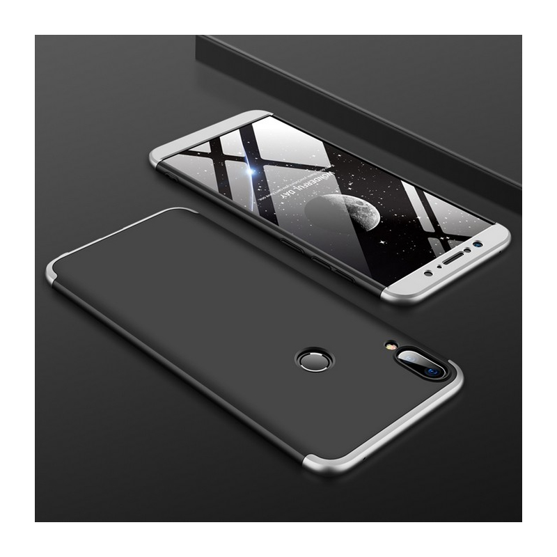 Husa Asus Zenfone Max Pro (M1) ZB601KL GKK 360 Full Cover Negru-Argintiu