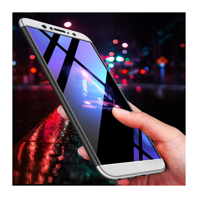 Husa Asus Zenfone Max Pro (M1) ZB601KL GKK 360 Full Cover Negru-Argintiu