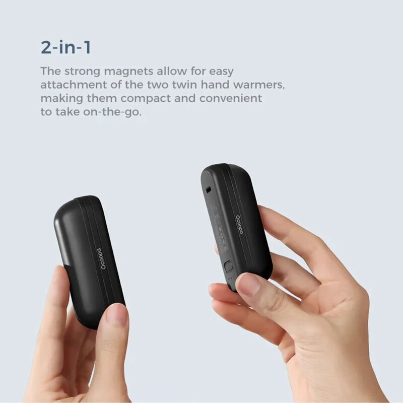 Incalzitoare de maini Ocoopa, 5200mAh, albastru, UT3055-BU