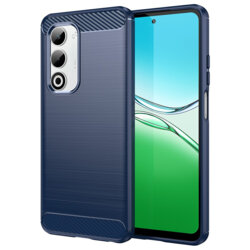 Husa Oppo A5 4G Techsuit Carbon Silicone, albastru