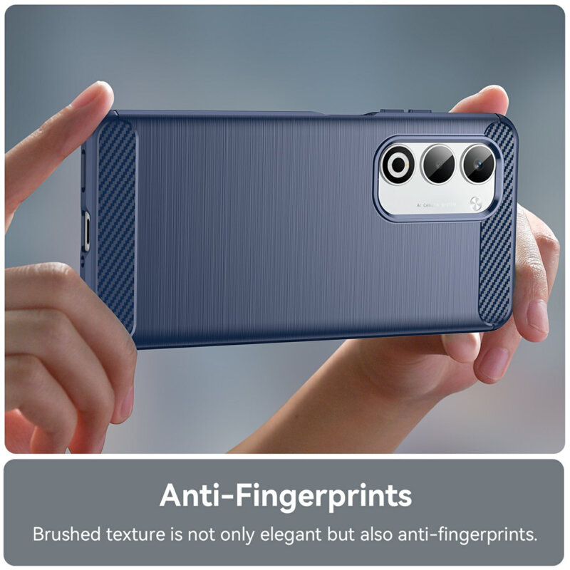 Husa Oppo A5 4G Techsuit Carbon Silicone, albastru
