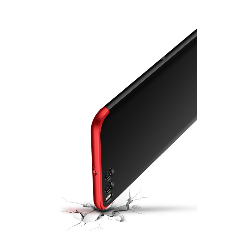 Husa Xiaomi Mi Note 3 GKK 360 Full Cover Negru-Rosu
