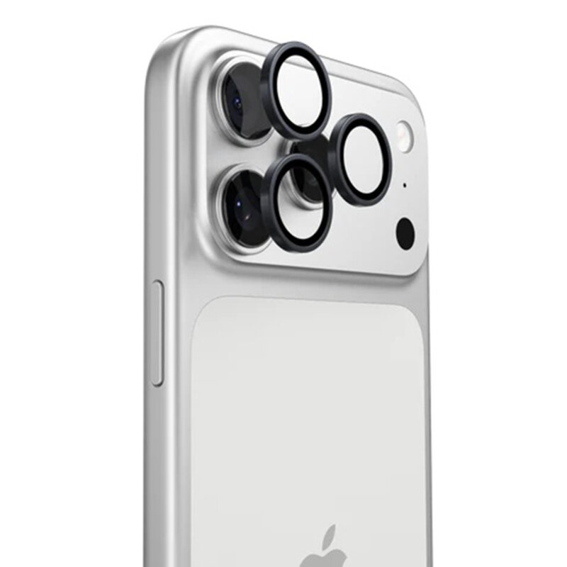 Folie camera iPhone 17 Pro Torras Lensguard Camera Protector, negru