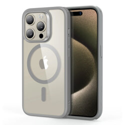 Husa iPhone 15 Pro Max ESR Classic Hybrid HaloLock, gri