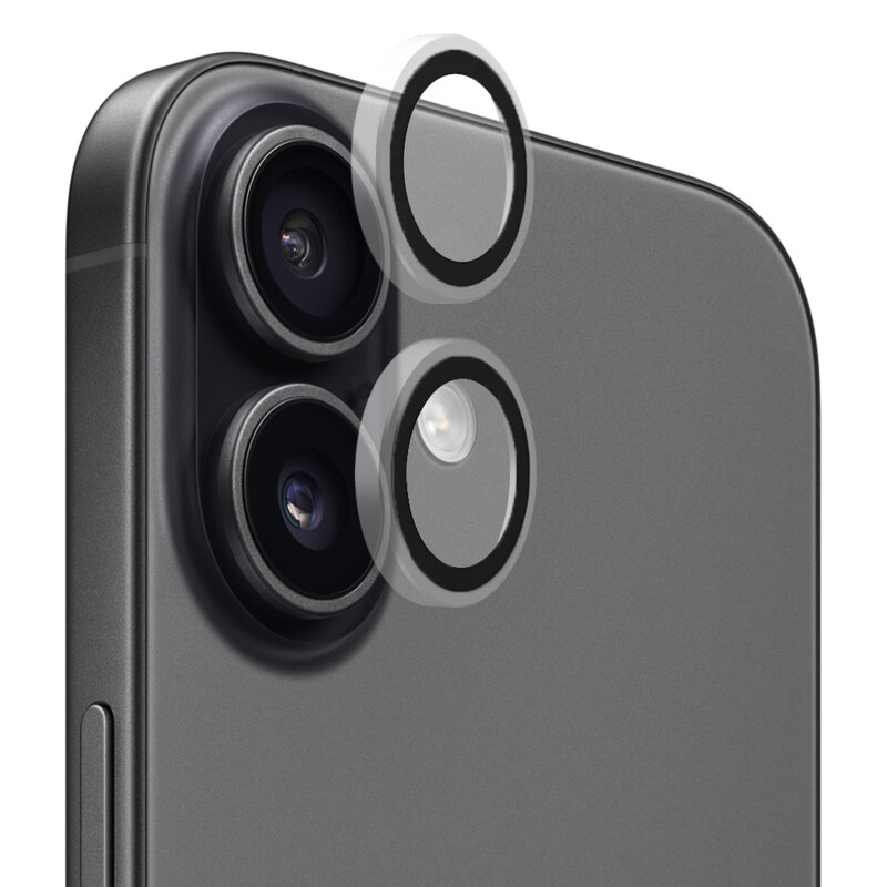 Folie iPhone 17 Blueo Original Metal Frame Lens, transparent