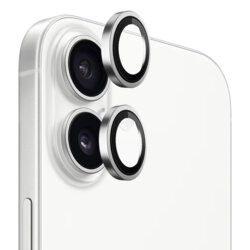 Folie iPhone 17 Blueo Original Metal Frame Lens, argintiu