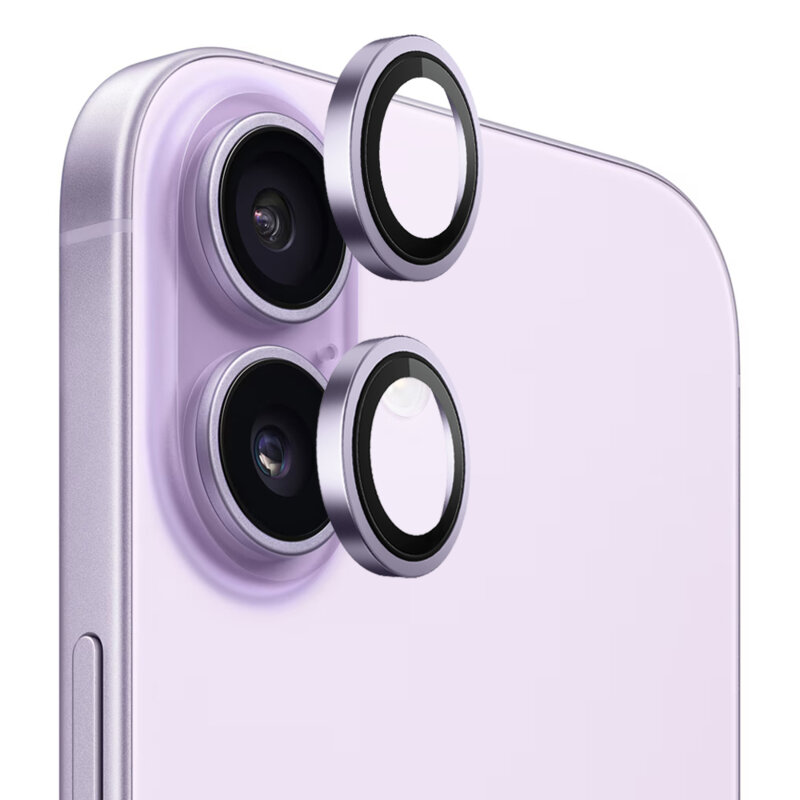 Folie iPhone 17 Blueo Original Metal Frame Lens, mov