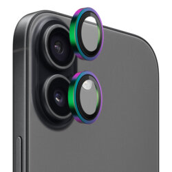 Folie iPhone 17 Blueo Original Metal Frame Lens, multicolor