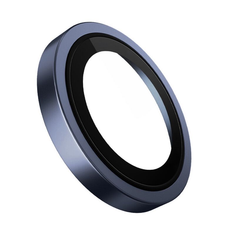 Folie iPhone 17 Pro Blueo Original Metal Frame Lens, albastru