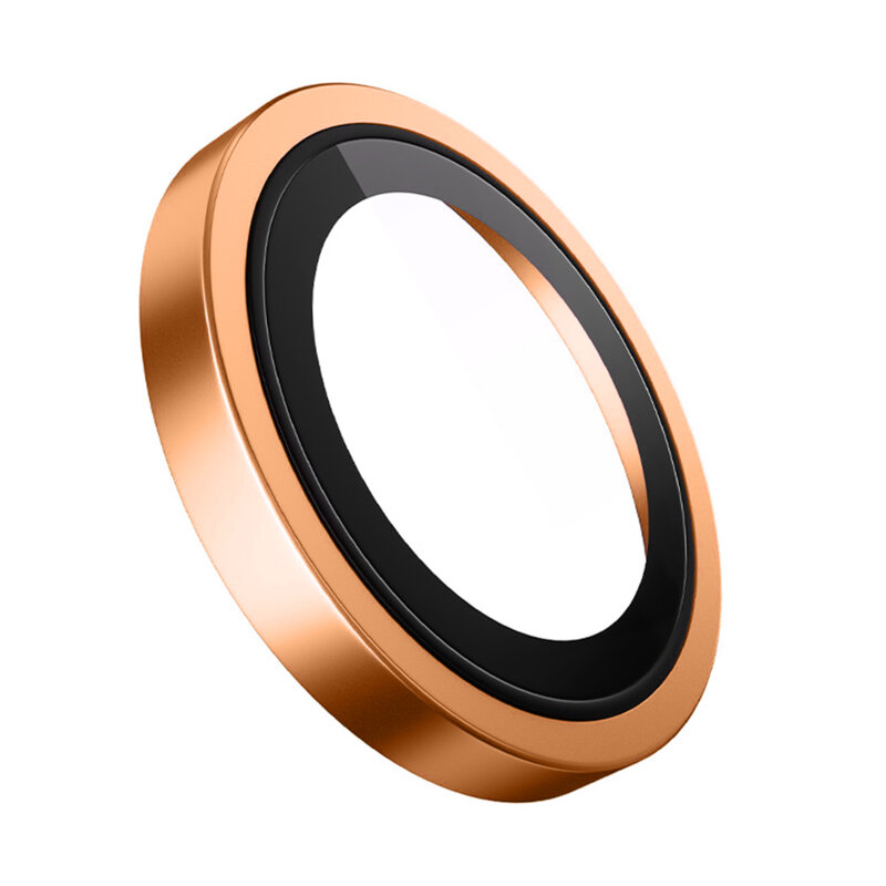 Folie iPhone 17 Pro Max Blueo Original Metal Frame Lens, portocaliu
