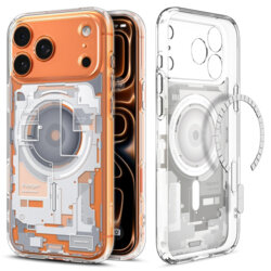 Husa iPhone 17 Pro Max Spigen Ultra Hybrid Zero One MagSafe, alb