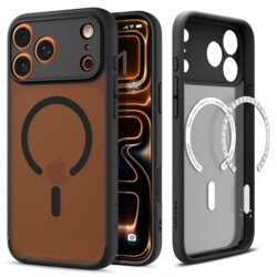 Husa iPhone 17 Pro Max Spigen Ultra Hybrid MagSafe, cenusiu