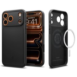 Husa iPhone 17 Pro Spigen Thin Fit MagSafe, negru