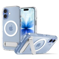 Husa iPhone 17 Spigen Ultra Hybrid S MagSafe, transparenta