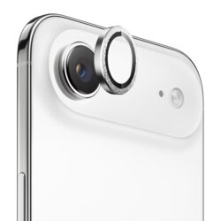 Folie iPhone 17 Air Blueo Original Metal Frame Lens, Silver Diamond