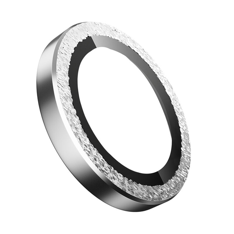 Folie iPhone 17 Air Blueo Original Metal Frame Lens, Silver Diamond