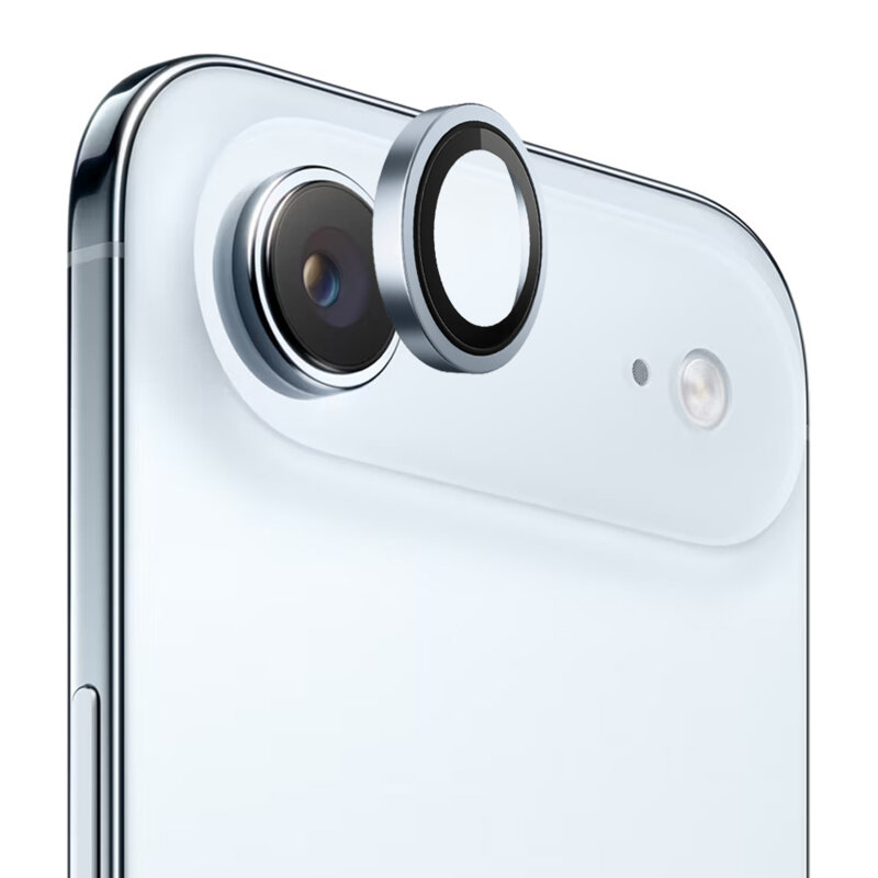 Folie iPhone 17 Air Blueo Original Metal Frame Lens, bleu