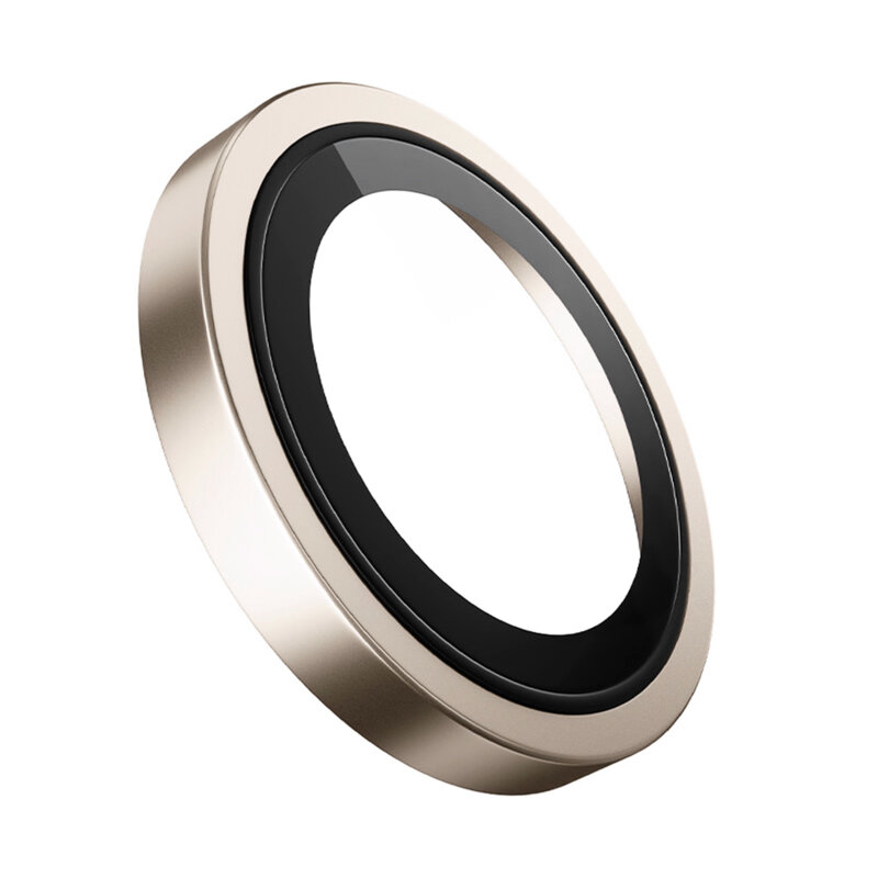 Folie iPhone 17 Air Blueo Original Metal Frame Lens, auriu