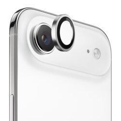 Folie iPhone 17 Air Blueo Original Metal Frame Lens, argintiu