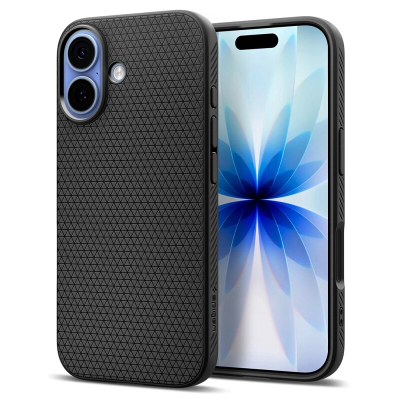 Husa iPhone 17 Spigen Liquid Air, negru