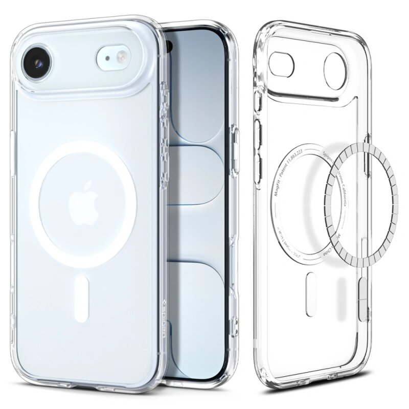 Husa iPhone 17 Air Spigen Ultra Hybrid MagSafe, transparenta