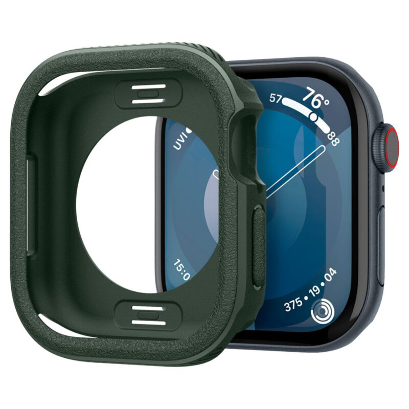 Husa Apple Watch 11 46mm Spigen Caseology Vault, verde