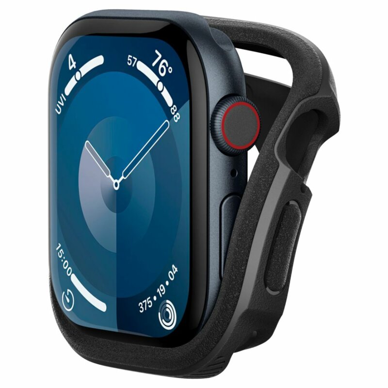 Husa Apple Watch 11 46mm Spigen Caseology Vault, negru mat