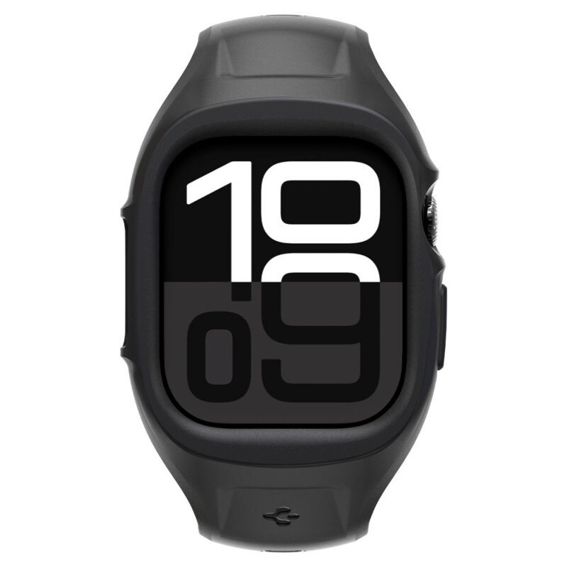 Husa Apple Watch 11 46mm Spigen Liquid Air, negru