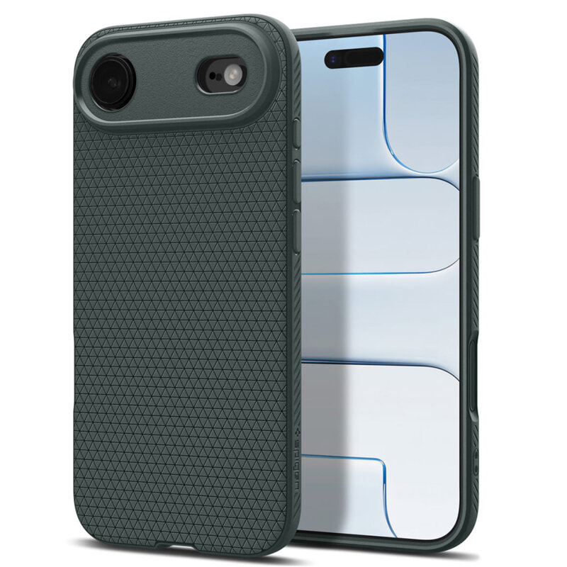 Husa iPhone 17 Air Spigen Liquid Air, verde