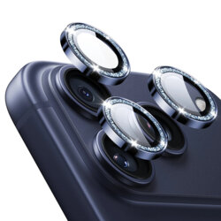 Folie sticla camera iPhone 15 Pro ESR Armorite Camera Lens Protectors, albastru