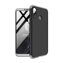 Husa Xiaomi Mi Max 3 GKK 360 Full Cover Negru-Argintiu