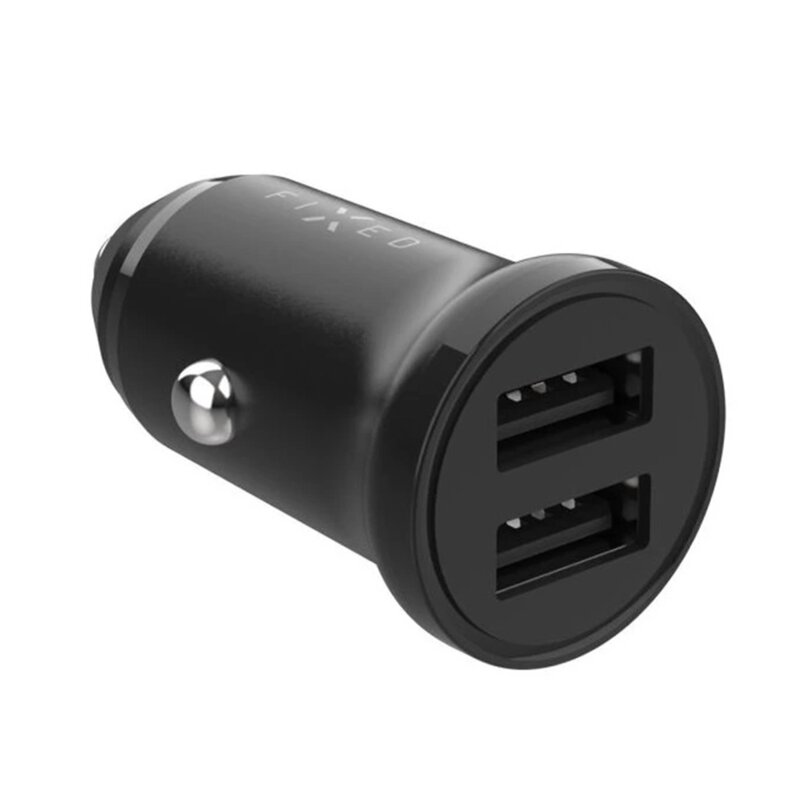 Incarcator auto 2x USB Fixed, 15W, negru, FIXCC15N-2U-BK