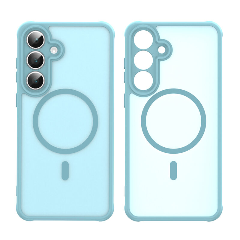 Husa Samsung Galaxy A17 4G Techsuit HaloFrost II MagSafe, verde menta