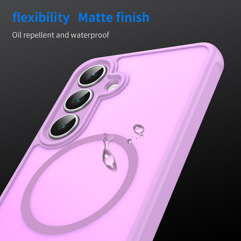 Husa Samsung Galaxy A17 4G Techsuit HaloFrost II MagSafe, roz