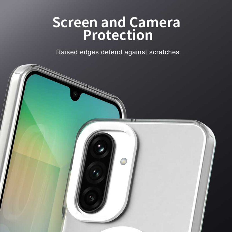 Husa Samsung Galaxy A17 4G Techsuit CandyCase MagSafe, alb