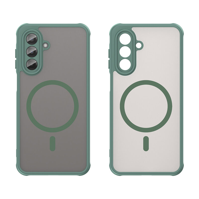 Husa Samsung Galaxy A17 4G Techsuit HaloFrost II MagSafe, verde