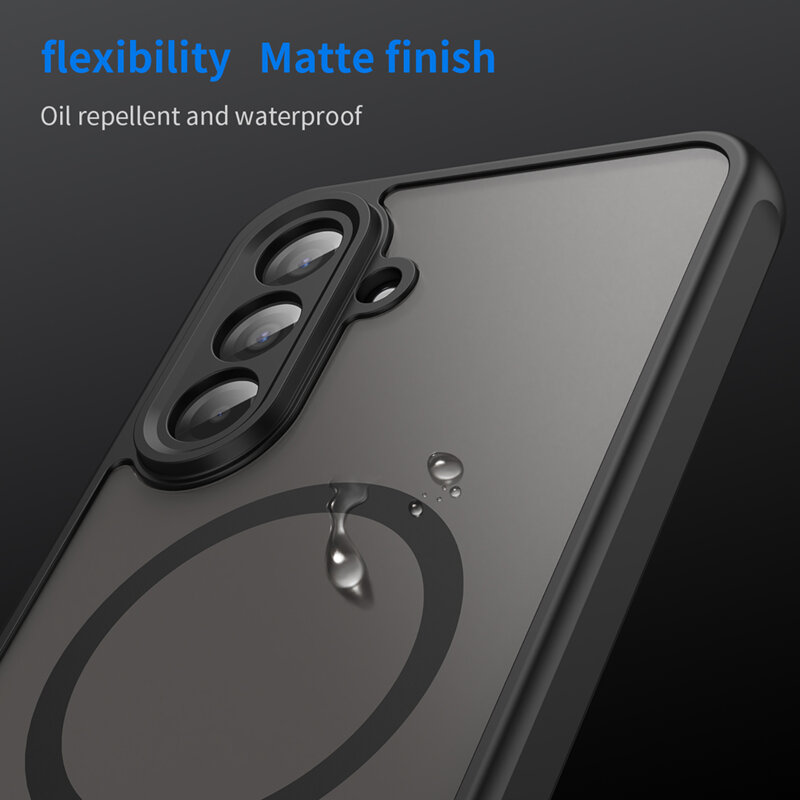 Husa Samsung Galaxy A17 4G Techsuit HaloFrost II MagSafe, negru