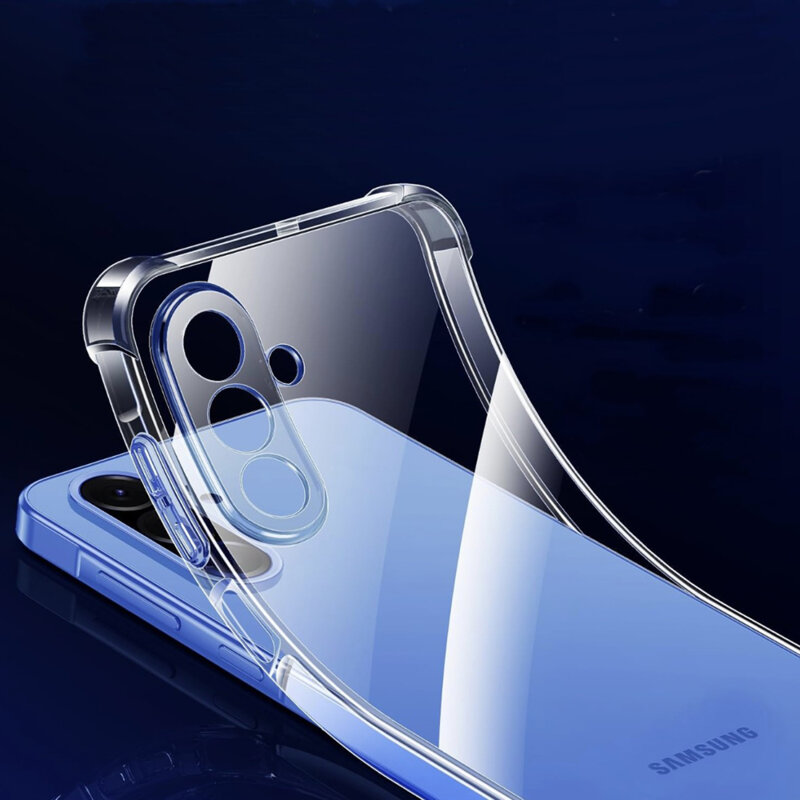 Husa Samsung Galaxy A17 4G Techsuit Shockproof Clear Silicone MagSafe, transparenta