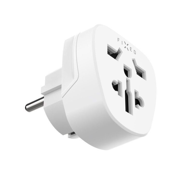 Adaptor priza EU la UK/US/AUS, Fixed, 15A/3750W, FIXCT-EU2-WH