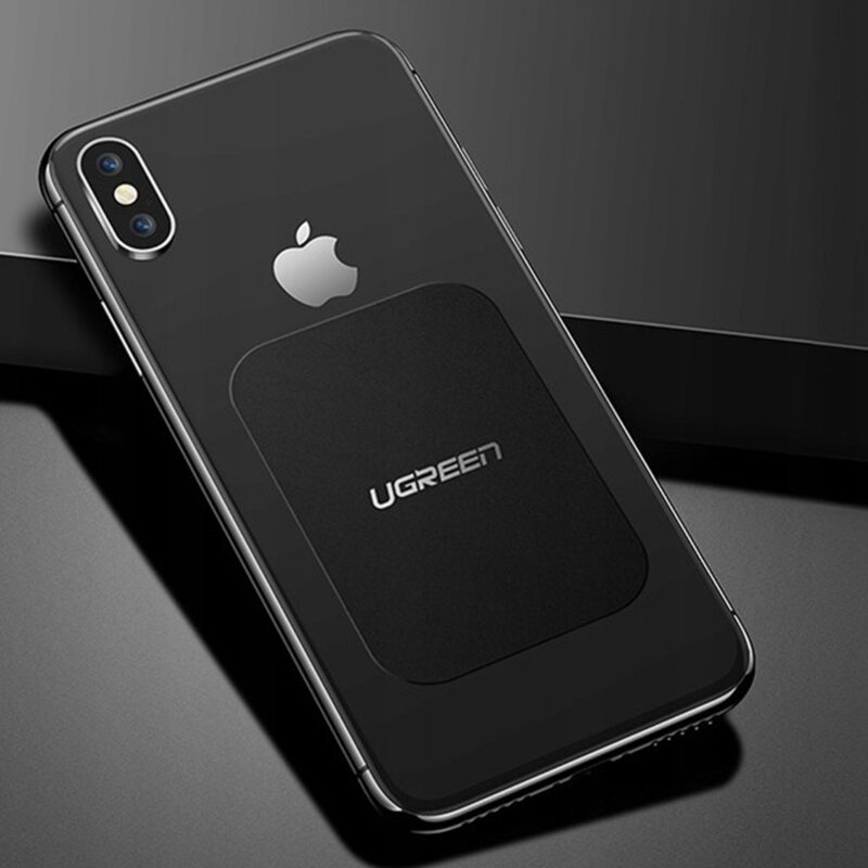 [Set 2x] Placuta metalica suport magnetic telefon Ugreen, 50869