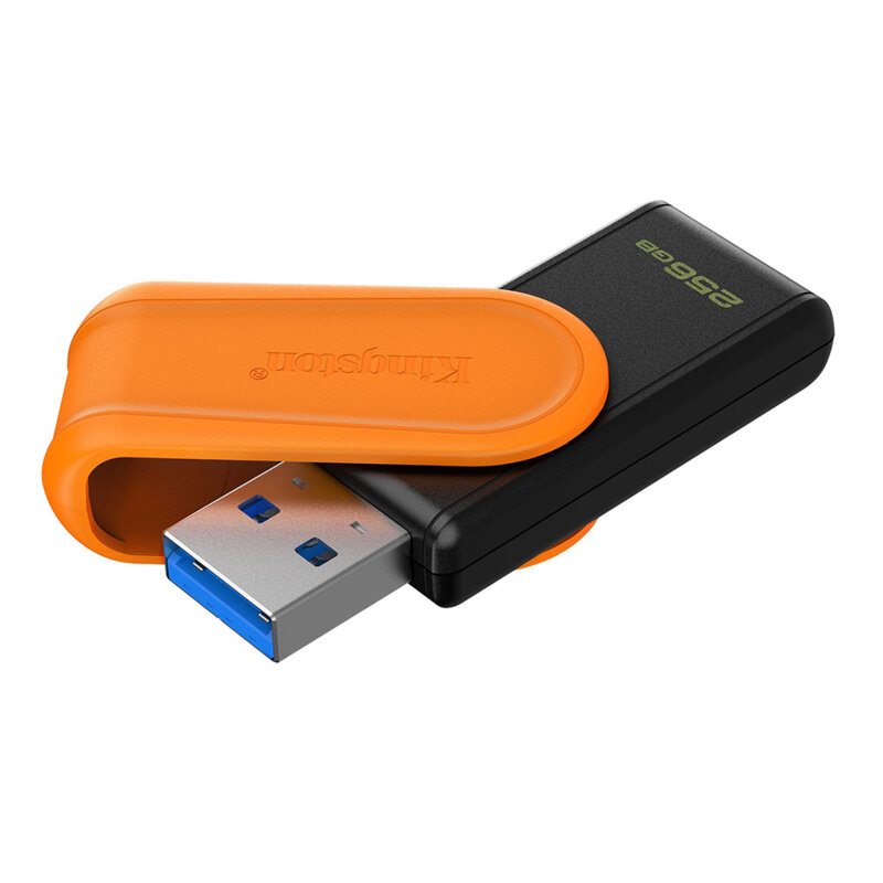 Stick USB 256GB Kingston DataTraveler Exodia S, negru/oranj, DTXS/256GB