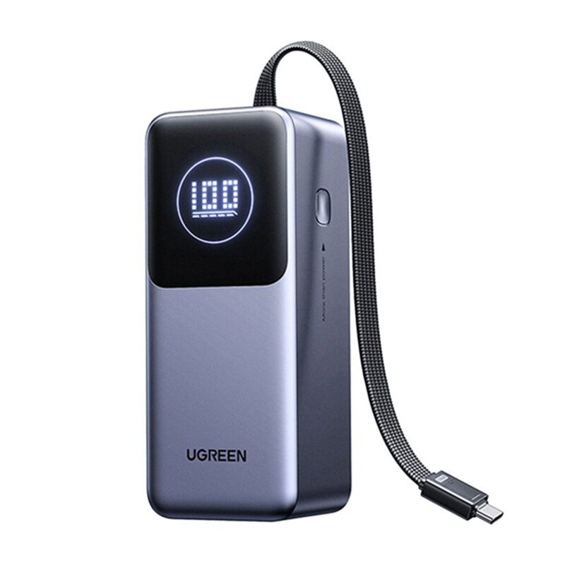 Baterie externa Fast Charge ecran LED, 20000mAh, 130W Ugreen, 55365B