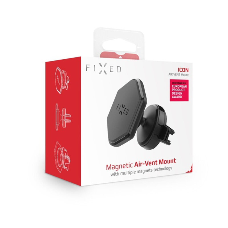 Suport auto magnetic pentru grila ventilatie Fixed, FIXIC-VENT-BK