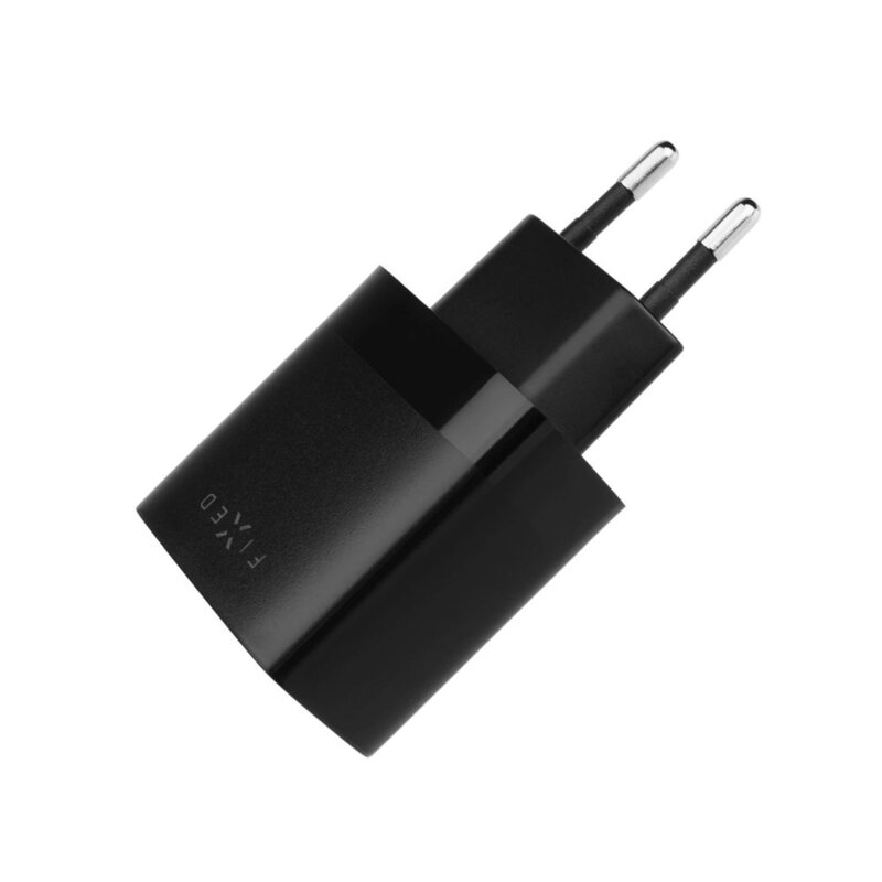 Incarcator USB + cablu Micro-USB Fixed, 17W, negru, FIXC17N-2UM-BK