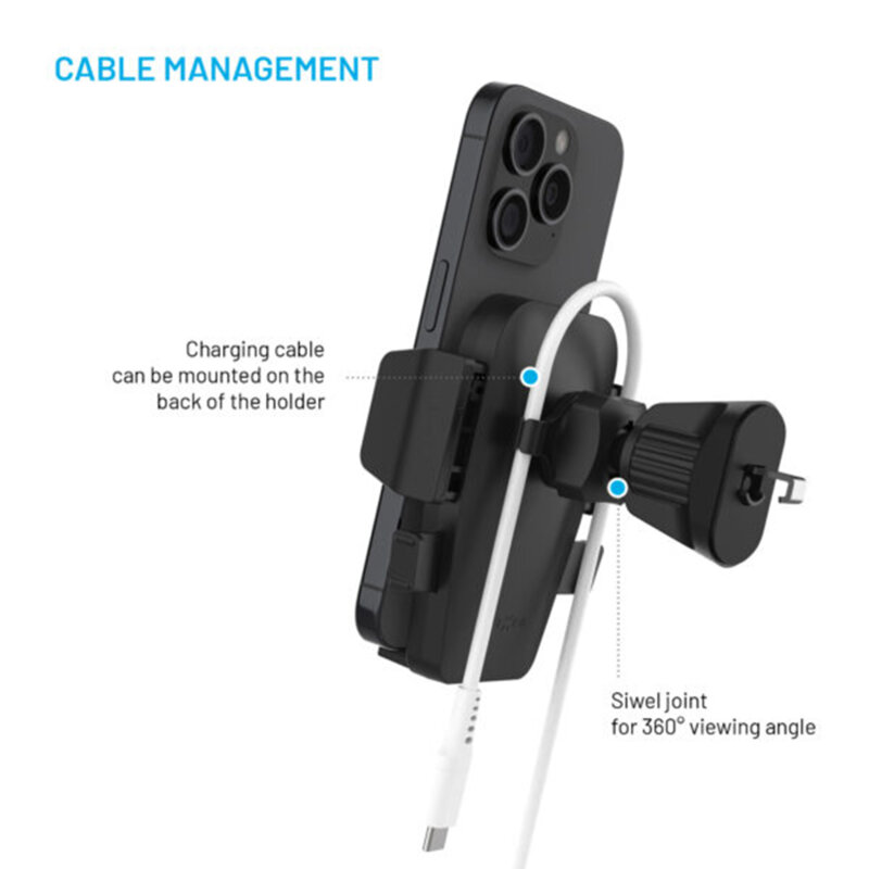 Suport auto pentru grila de ventilatie Fixed, FIXICQ-LC-BK