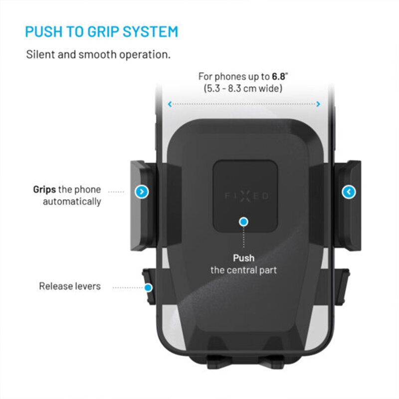 Suport auto pentru grila de ventilatie Fixed, FIXICQ-V-BK