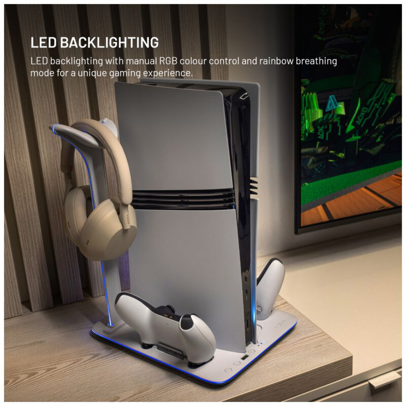 Docking station PlayStation 5 (Pro/Slim), Fixed FIXPS5PS-MCS-BW
