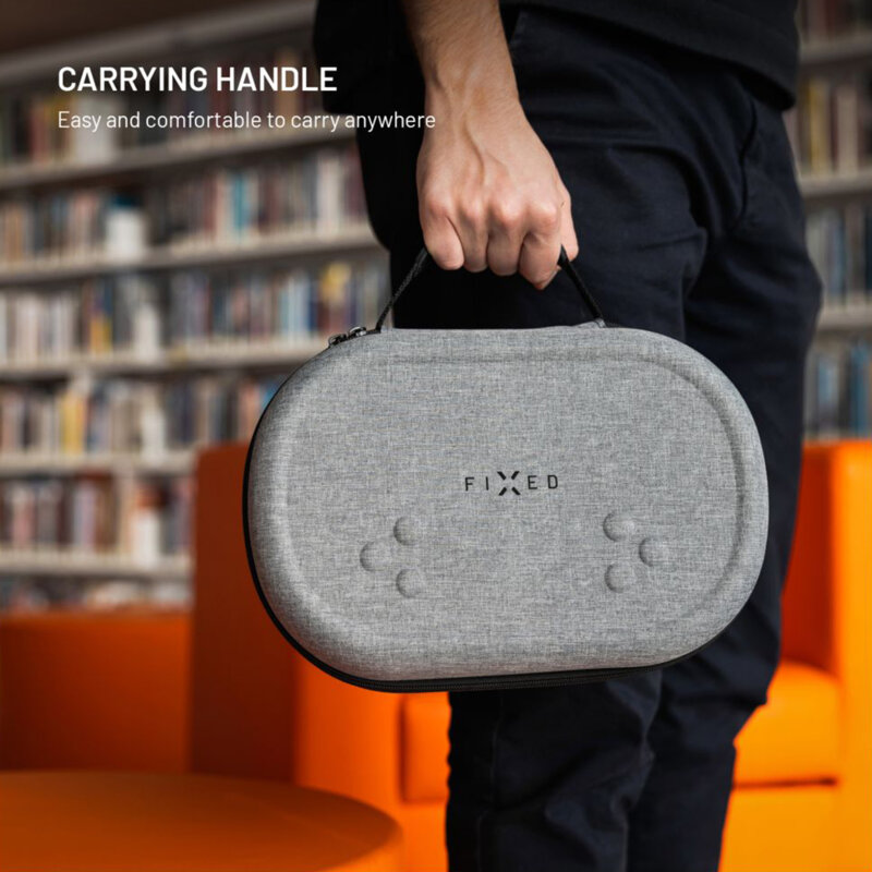 Husa protectie VR Meta Quest 3/3S, Fixed FIXMQ-PC-GR, gri